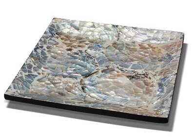 LADORADA Mother Of Pearl Natural Accent Tray AT-MP-NA-0808, MPN: AT-MP-NA-0808,