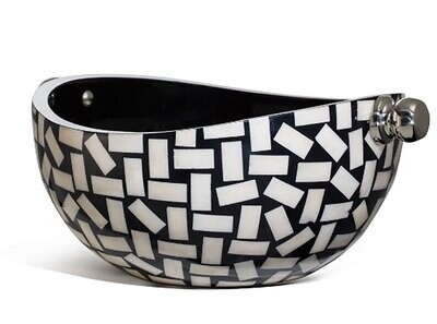 LADORADA Bone Domino Serving Bowl SB-BD-BH-1712, MPN: SB-BD-BH-1712,