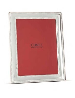 Cunill America Pearls Wide Border 8 x 10 Inch Picture Frame - Sterling Silver, MPN: 3979