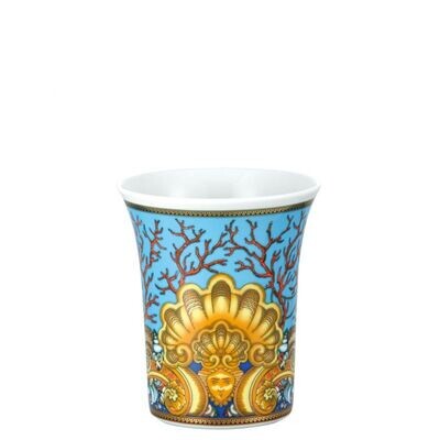 Versace La Mer Vase Porcelain 7 inch, MPN: 14091-102817-26018, 790955854659