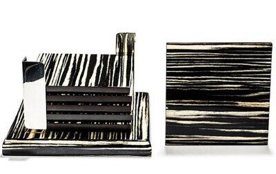 LADORADA Ebano Coaster Set CO-EB-CO-0606, MPN: CO-EB-CO-0606,