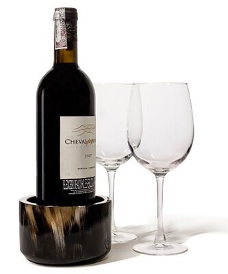 LADORADA Horn Veneer Bottle Coaster BC-HL-NA-0505, MPN: BC-HL-NA-0505,