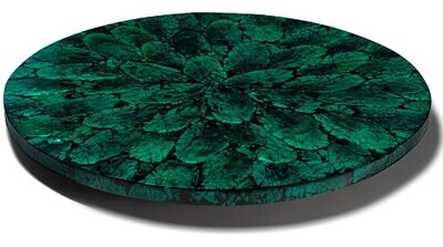LADORADA Mother Of Pearl Green Revolving Tray LS-MG-NA-1600, MPN: LS-MG-NA-1600,