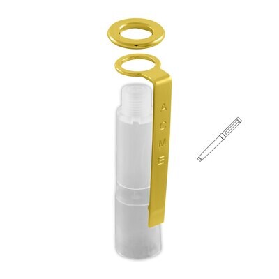 Acme Pushoff with Gold Washer &amp; Clip For Standard Flat Top Roller Ball Pens ZPPUSHOFFWCFG, MPN: ZPP…