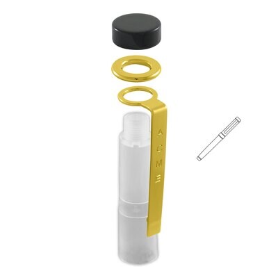 Acme Pushoff with Gold Washer, Clip, &amp; Black End Cap For Standard Flat Top Balls ZPPUSHOFFWCEFBKG, …