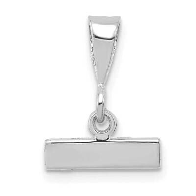 Casted Small Polished Top Charm 14k White Gold WSPTOP, MPN: WSPTOP, 196904072288