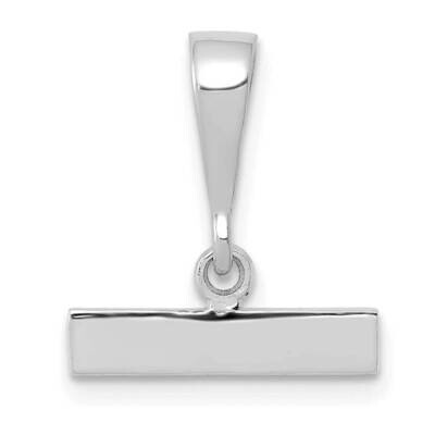 Casted Medium Polished Top Charm 14k White Gold WMPTOP, MPN: WMPTOP, 196904073100