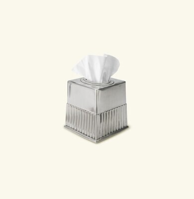 Match Pewter Impero Tissue Box Square, MPN: 1222,