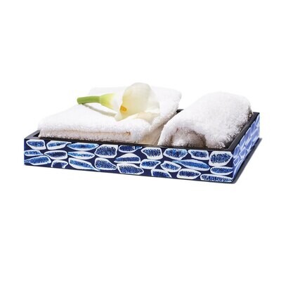 LADORADA Blue Almendro Bath Tray BT-AU-NA-1107, MPN: BT-AU-NA-1107,