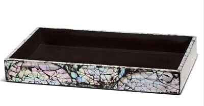 LADORADA Mother of Pearl Black Bath Tray BT-MN-NA-1107, MPN: BT-MN-NA-1107,