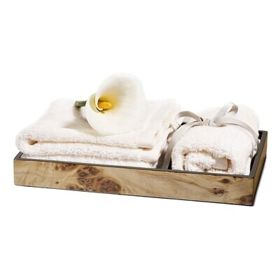 LADORADA Burl Veneer Bath Tray BT-BU-NA-1107, MPN: BT-BU-NA-1107,
