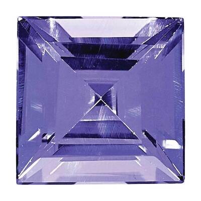 Tanzanite 3mm Square Step Cut A Quality TZ-0300-SQS-A, MPN: TZ-SQS-A,
