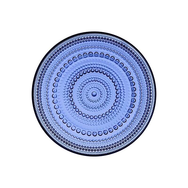 Iittala Kastehelmi Sm Plate 6.75 Inch Ultramarine Blue 1066656