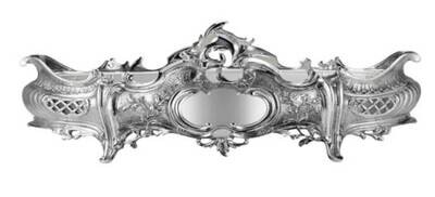 Ercuis Louis XV Jardiniere 5.75 Inch Sterling Silver F303010-37, MPN: F303010-37, 790955039674