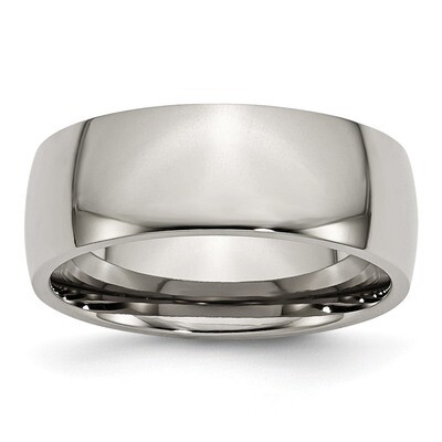 8mm Polished Band Titanium TB2_CH by Chisel, MPN: TB2_CH, 883957738420