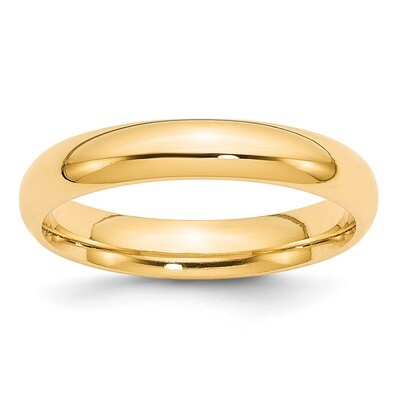 4mm Comfort-Fit Band 14k Gold Engravable CF040-10, MPN: CF040-10, 886774474731