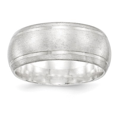 9mm Satin Finish Band - Sterling Silver QSFB090 by Chisel, MPN: QSFB090, 883957257181