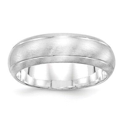 7mm Satin Finish Band - Sterling Silver QSFB070 by Chisel, MPN: QSFB070, 883957257013