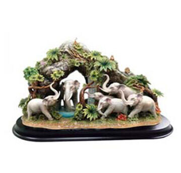 Franz Porcelain Elephants Figurine Limited Edition FZ03680, MPN: FZ03680,