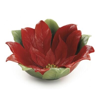 Franz Porcelain Poinsettia small Bowl FZ01986, MPN: FZ01986, 810524011457
