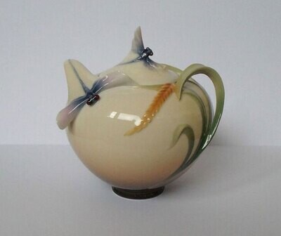 Franz Porcelain Dragonfly Sugar Jar FZ00119, MPN: FZ00119, 837009000829