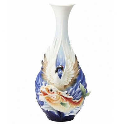 Franz Porcelain Vase Ao &amp; Crane Limited Edition FZ03094, MPN: FZ03094,