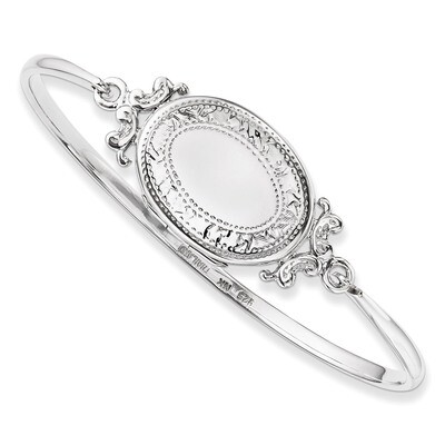 Locket Bangle Sterling Silver QB745, MPN: QB745, 191101181016