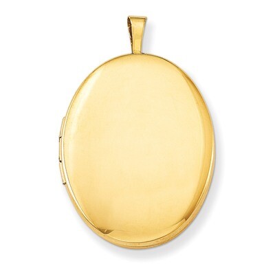 2-Picture Frame Oval Locket Sterling Silver 14k Gold Filled 26mm QLS112, MPN: QLS112, 883957317236