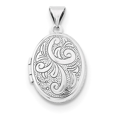 Oval Locket Sterling Silver QLS25, MPN: QLS25, 886774116365