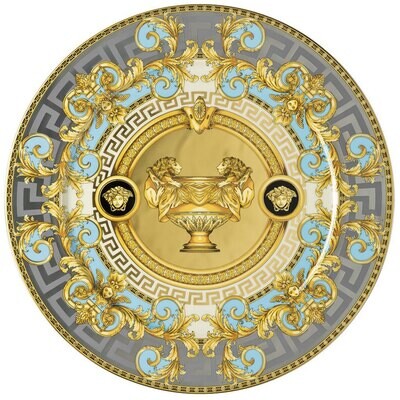 Versace Bleu Prestige Gala Service Plate 13 Inch, MPN: 10450-403638-10263, 790955989139