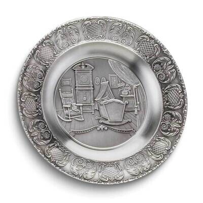 Pewter Engravable Baby Plate GM16138, MPN: GM16138, 610939053659