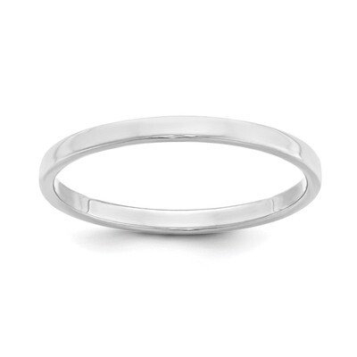 2mm Flat Sterling Silver QWFB020 Engravable, MPN: QWFB020, 886774336084