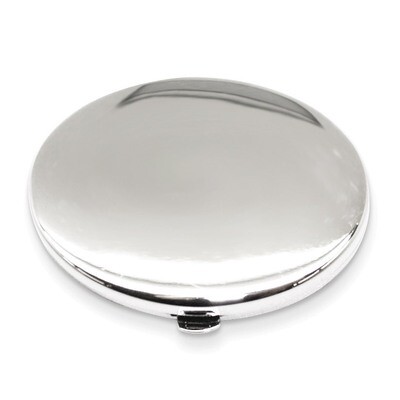 Engravable Silver-tone Pillbox GM12423, MPN: GM12423, 788089026905