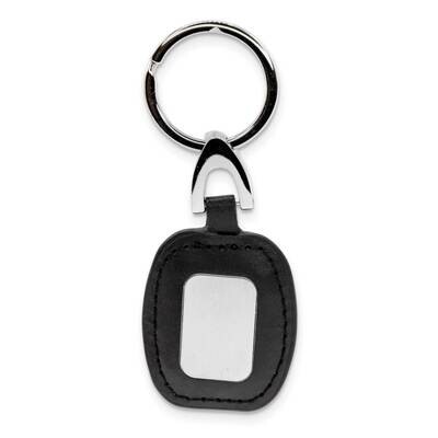 Black Leather Engraving Plate Key Ring GM22539, MPN: GM22539, 788089113353