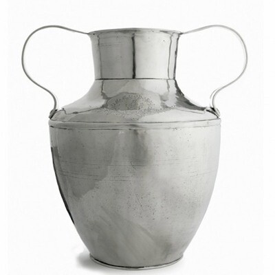 Arte Italica Vintage Pewter Large 2-Handled Vase PE946