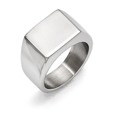 Polished Ring - Stainless Steel SR353 by Chisel, MPN: SR353, 191101194290