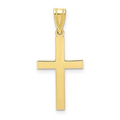 Sand Blasted Cross Pendant 10k Gold 10XR100, MPN: 10XR100,