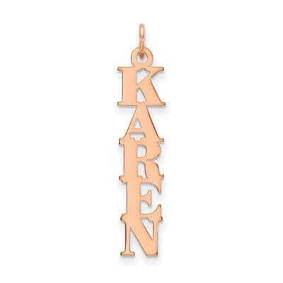 Cut-out Letters Nameplate - Flyer Pg. 4 14k Rose Gold XNA100R, MPN: XNA100R, 191101991073