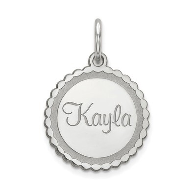 Nameplate Sterling Silver XNA107SS, MPN: XNA107SS, 191101541032