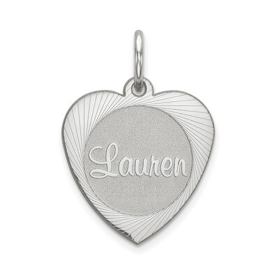 Nameplate Sterling Silver XNA104SS, MPN: XNA104SS, 191101541001