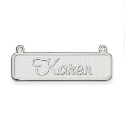 Nameplate Sterling Silver XNA82SS, MPN: XNA82SS, 886774556710