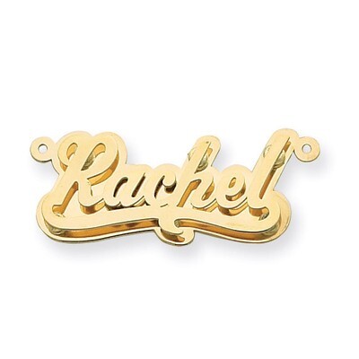 3D Nameplate 14k Gold Polished XNA240Y, MPN: XNA240Y, 191101542350