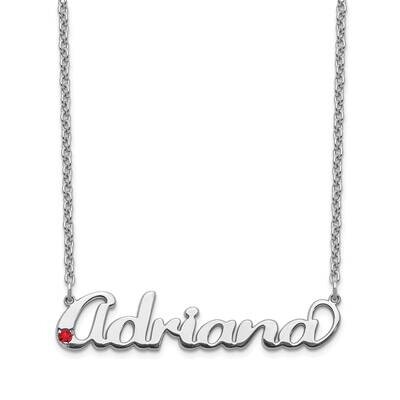 Set Birthstone Nameplate 10k White Gold 10XNA1103W, MPN: 10XNA1103W, 191101989155