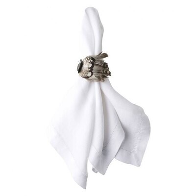 Juliska Feather Espresso Napkin Ring LR23/96, MPN: LR23/96, 814057016309