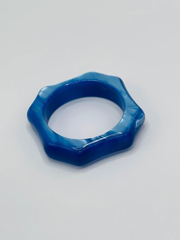 Capdeco Napkin Ring Blue RS36