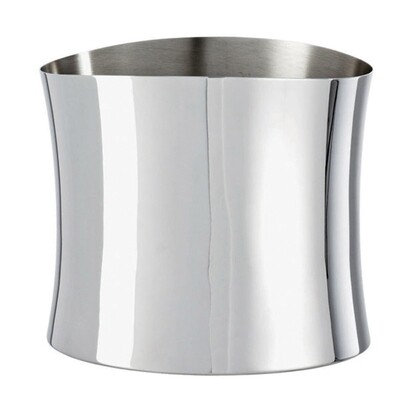 Sambonet bamboo wine cooler 9 1/2 x 7 5/8 inch - 18/10 stainless steel, MPN: 56754-20, 790955269071