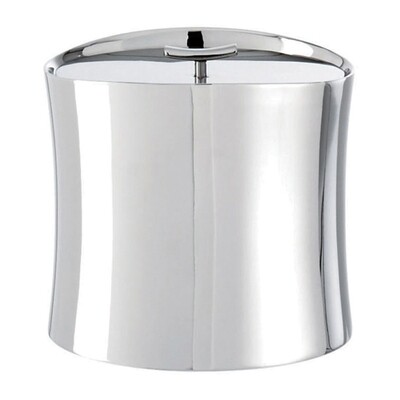 Sambonet bamboo insulated ice bucket 6 1/2 x 5 inch - 18/10 stainless steel, MPN: 56752-16, 7909552…