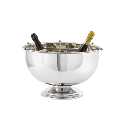 Sambonet elite punch bowl 17 3/4 inch diameter - 18/10 stainless steel, MPN: 56143-20, 790955893443
