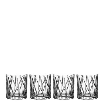 Orrefors City Old Fashioned Set Of 4, MPN: 6310340, 7321646021833