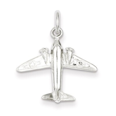 Jet Charm Sterling Silver QC1025, MPN: QC1025, 883957977355